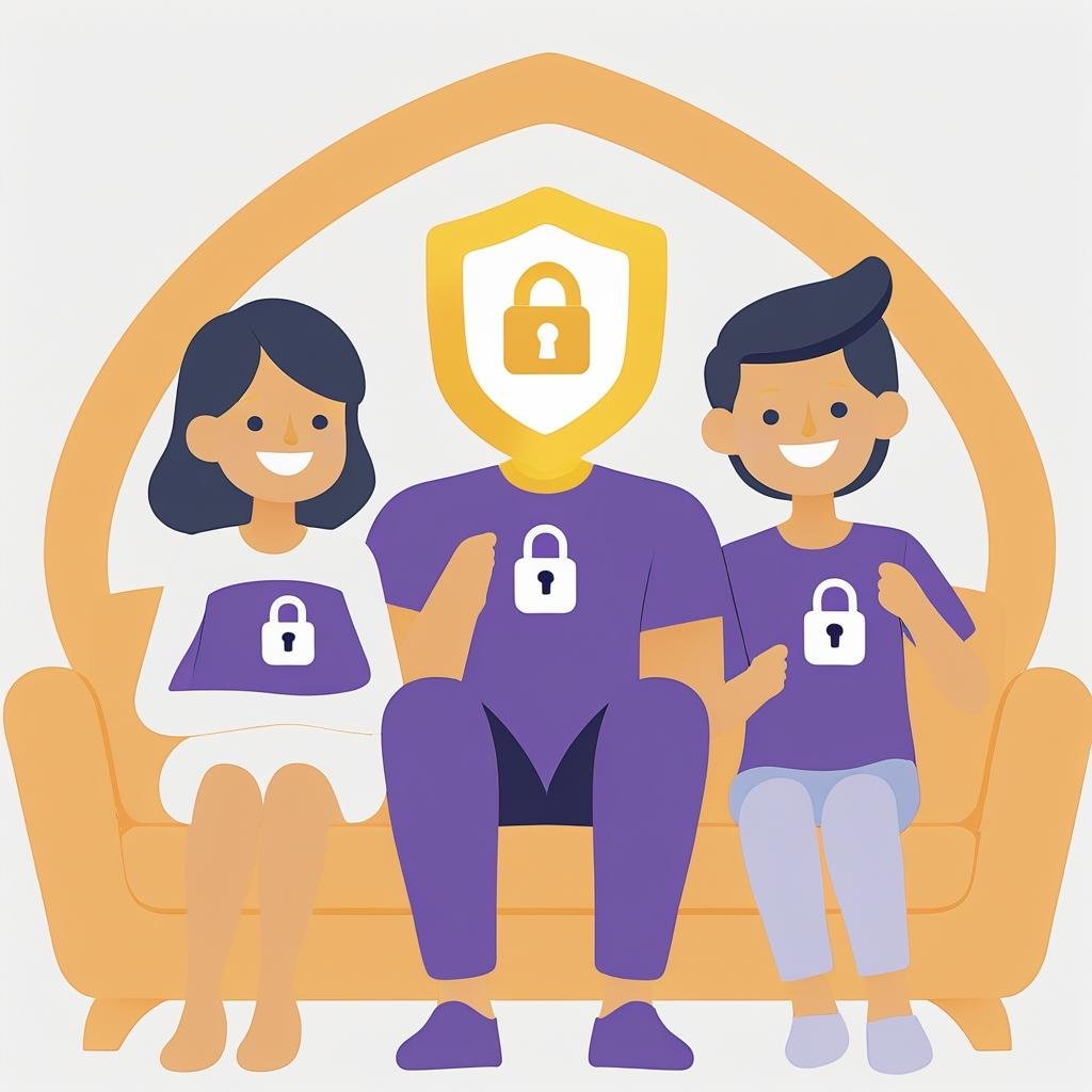 Happy person using phone with confidence